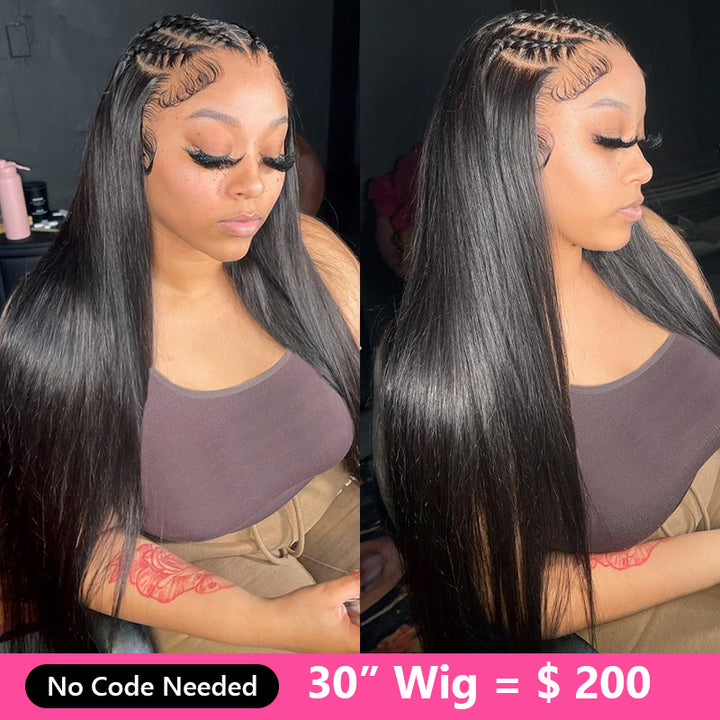 Bling Hair 13x4/13x6 Lace Frontal Wig Straight Human Hair 180% Density