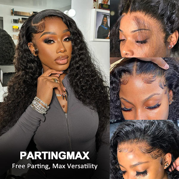 Deep Wave Pull Go Glueless 13x6 Full Lace Frontal Human Hair Wigs