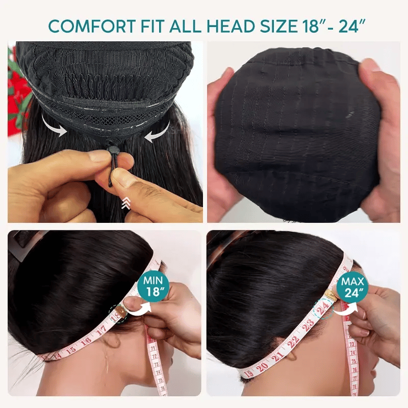 Deep Wave Pull Go Glueless 13x6 Full Lace Frontal Human Hair Wigs