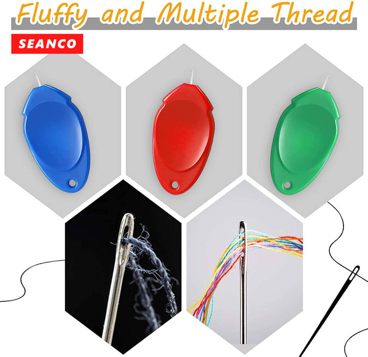 Needle Threaders for Hand Sewing with Clear Box, Simple Needle Threader