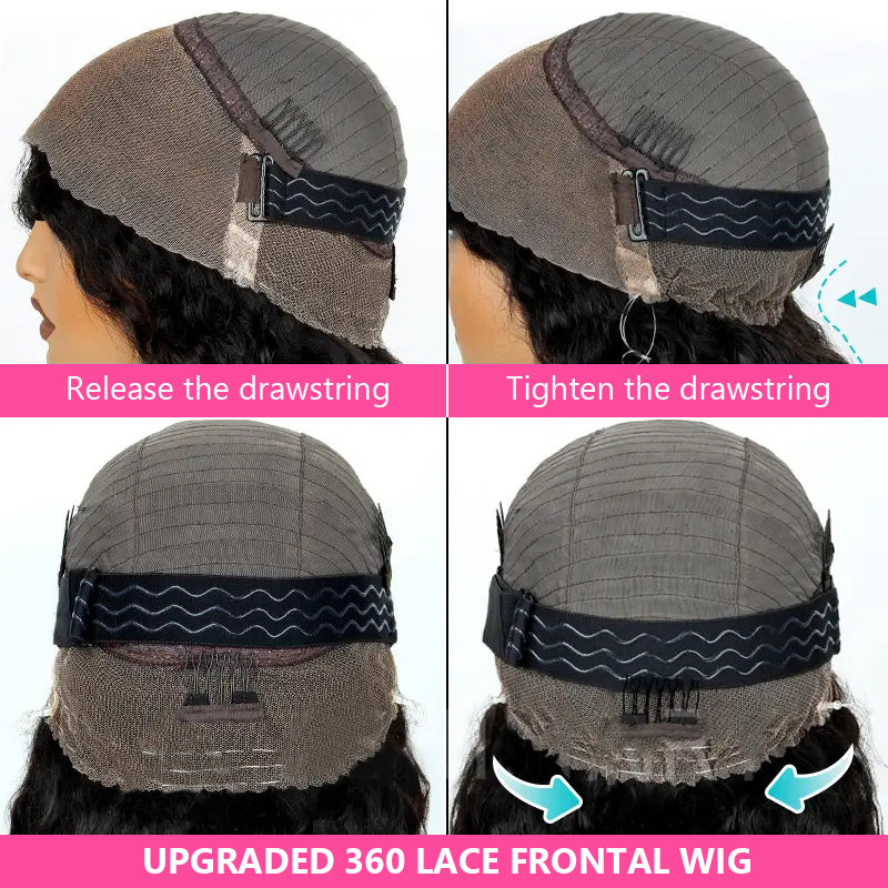 360 Burmese Curly Chestnut Brown Ombre Invisi Strap Snug Fit Transparent Lace Frontal Bleached Knots Pre Cut Lace Wig Glueless Top Human Hair Wig[No Code Needed]