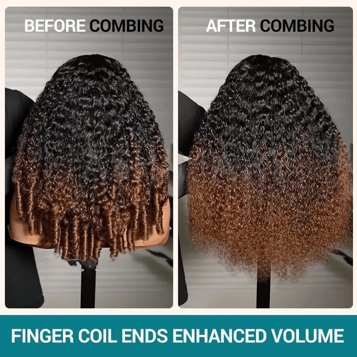 360 Burmese Curly Chestnut Brown Ombre Invisi Strap Snug Fit Transparent Lace Frontal Bleached Knots Pre Cut Lace Wig Glueless Top Human Hair Wig