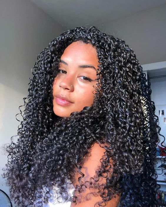 blinghair Spiral Curly Lace Front Human Hair Wig Natural Look With PrePlucked