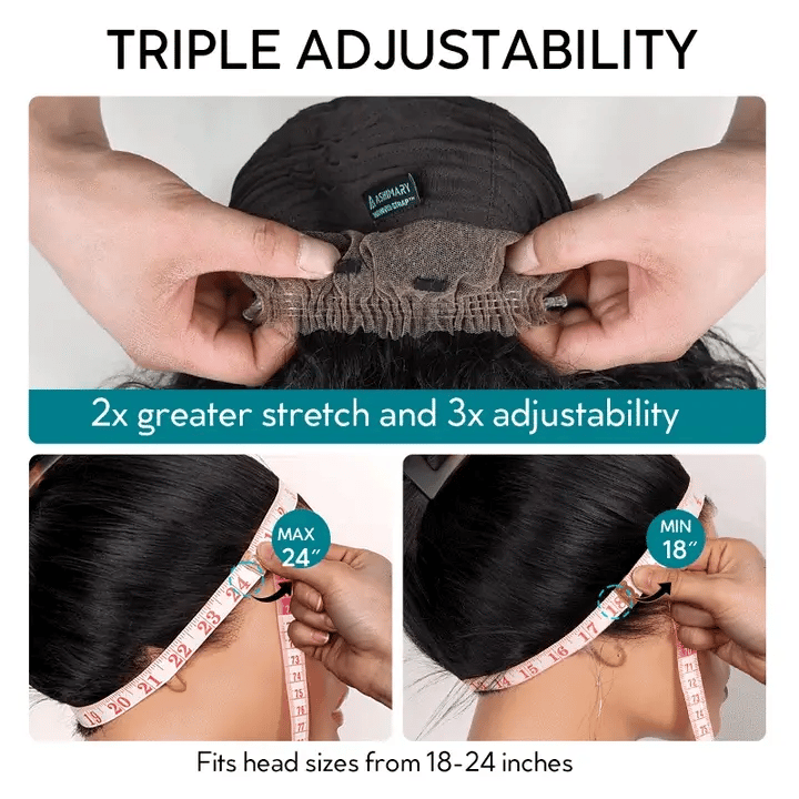 360 Burmese Curly Chestnut Brown Ombre Invisi Strap Snug Fit Transparent Lace Frontal Bleached Knots Pre Cut Lace Wig Glueless Top Human Hair Wig