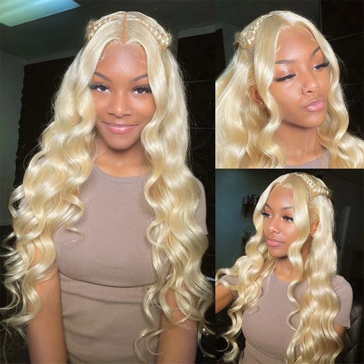 Super Sale 613 Lace Frontal Wig Blonde 13x4 13x6 Transparent Lace Frontal Wigs 180% Density