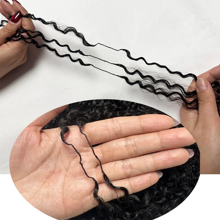 Bling Hair In New Water Wave Crochet Human Hair for Boho Braids with Miracle Knots Time-Saving Install