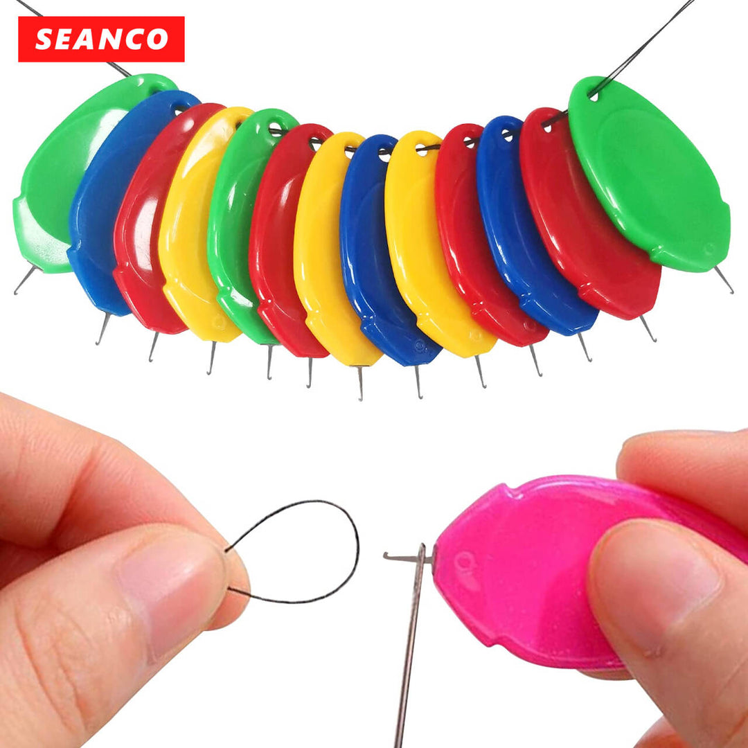 Needle Threaders for Hand Sewing with Clear Box, Simple Needle Threader