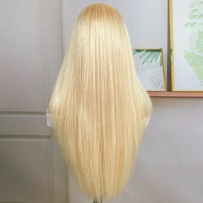 Blonde Straight Butterfly Haircut #613 Wig Layered Hair Wig High Quality Remy Hair
