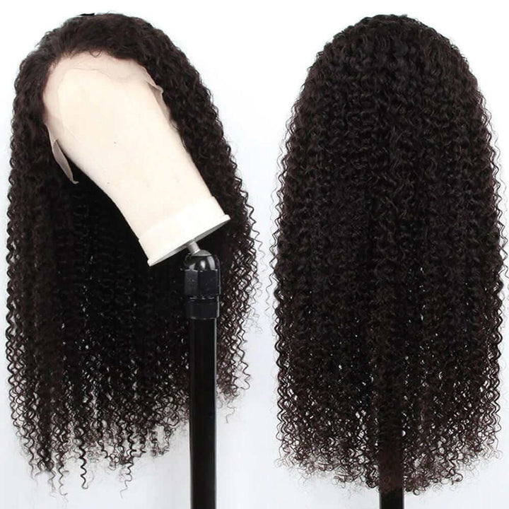 Long Curly 13x4 Full Lace Front Wigs Thick High Density Pre-plucked Human Hair Wig