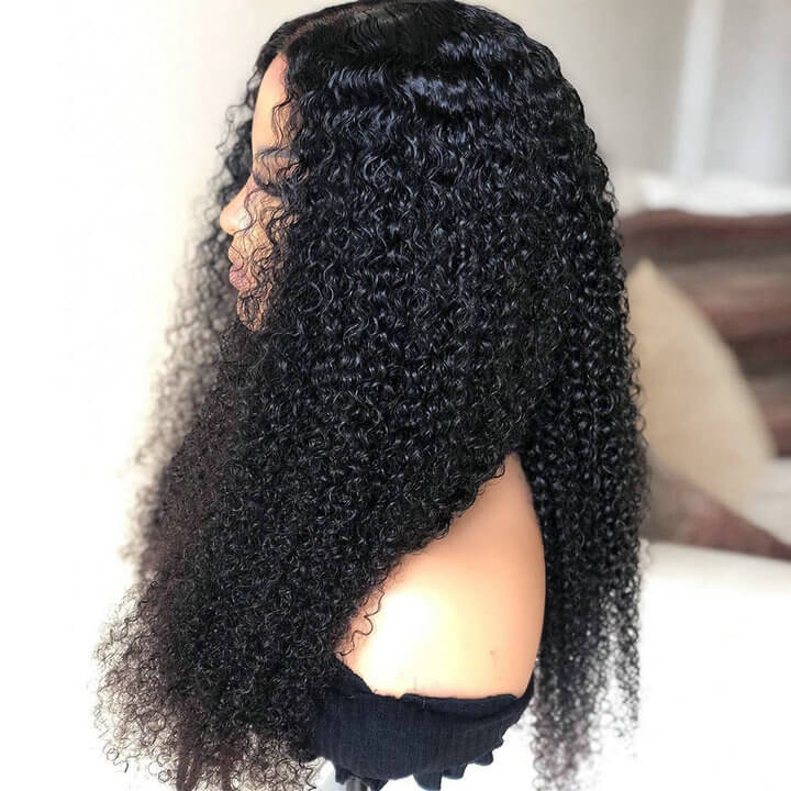 Buy One Get One Free 13x4 Kinky Curly Wig Plus Ginger Bob Wig