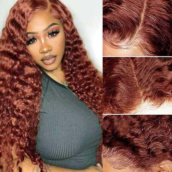 Deep Wave 13*6 HD Full Lace Wigs 100% Human Hair Virgin Hair-Bling Hair