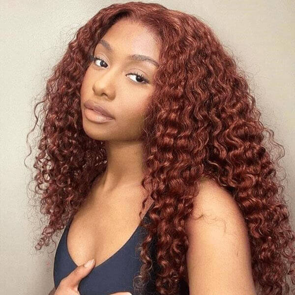 Swiss HD Lace Deep Wave 13x6 Full Lace Frontal Wigs 100% Human Hair Wig