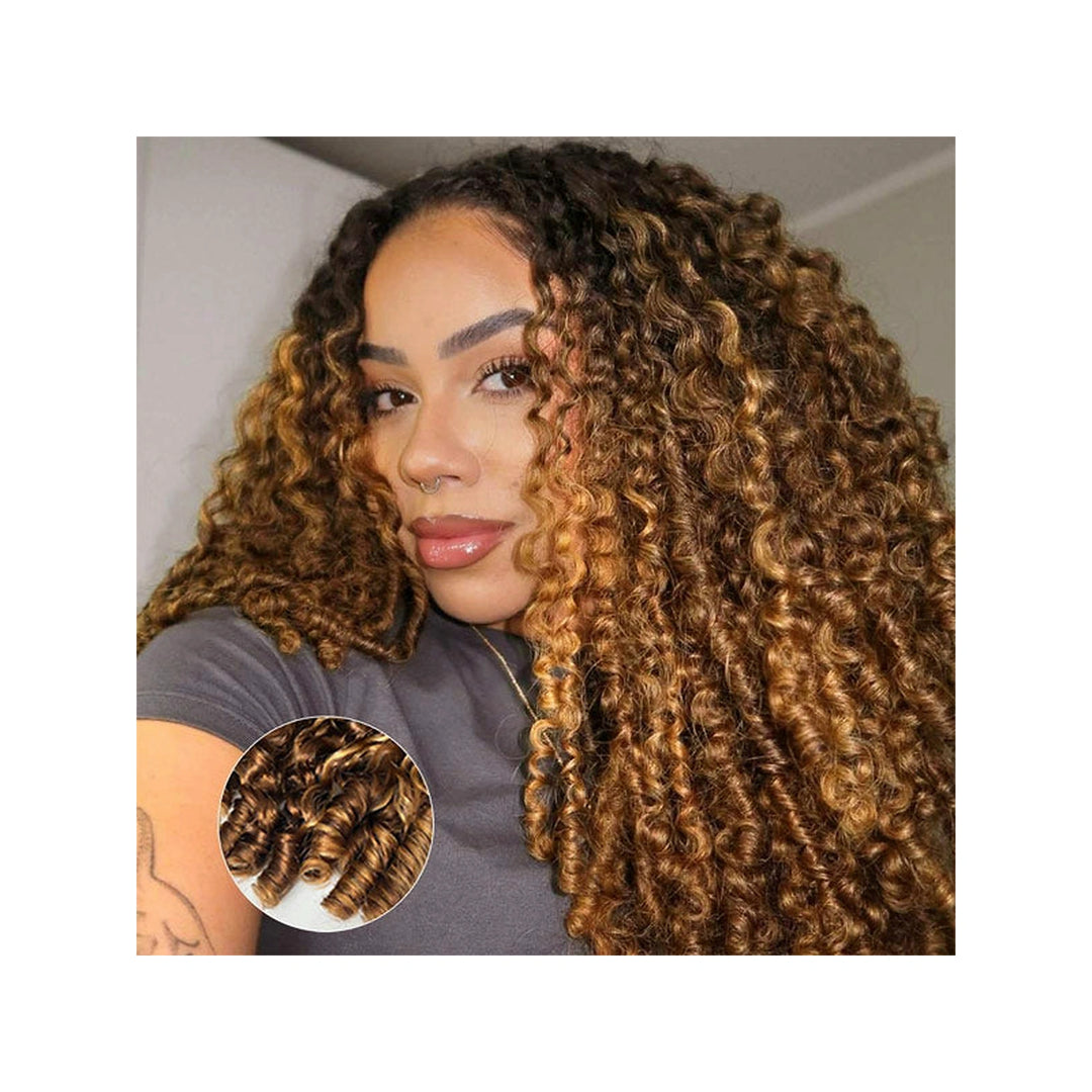 Burmese Curly #4/27 brown with blonde highlights — gallery 02