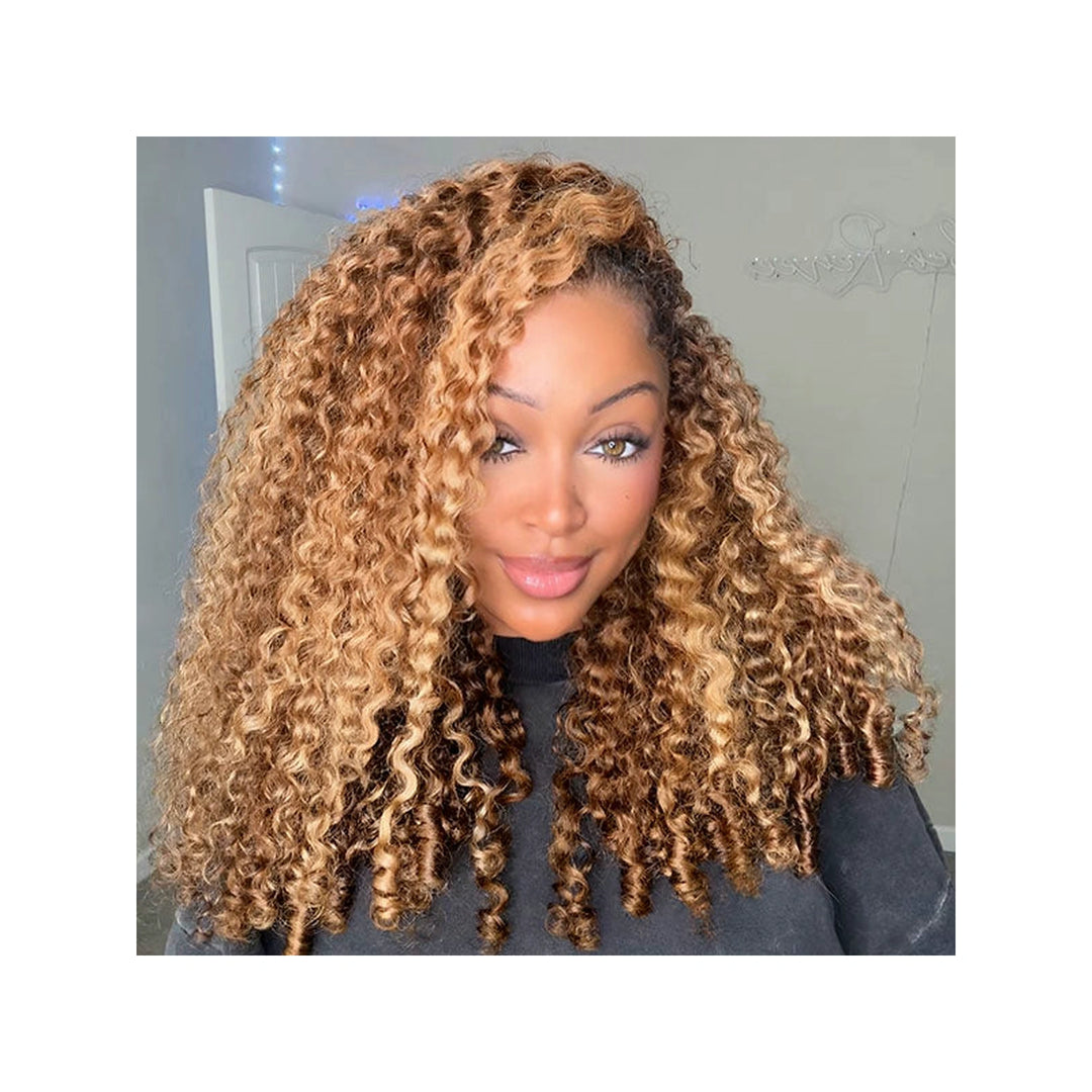 Burmese Curly #4/27 brown with blonde highlights — main