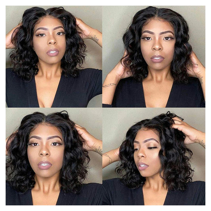 Loose Wave human hair extension bundle in natural black, 100 ± 5 g