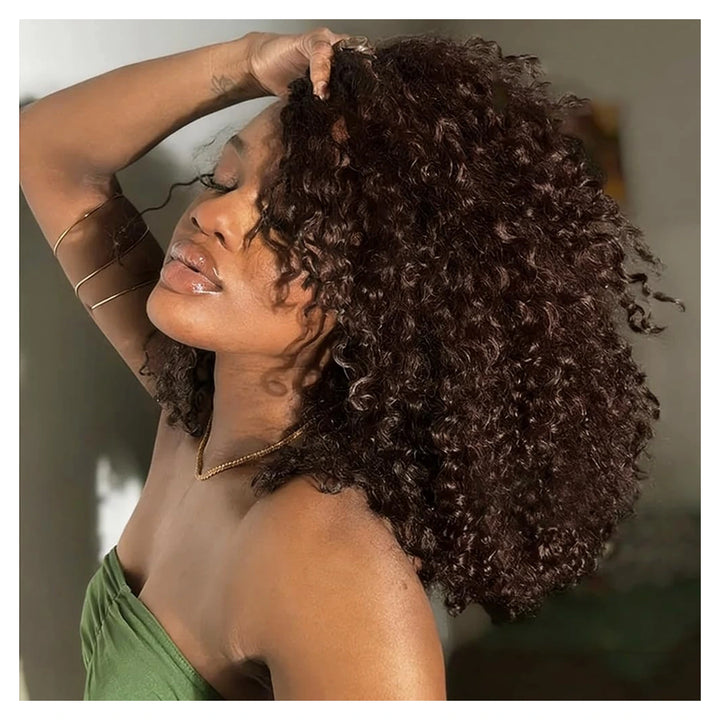 Burmese Curly human hair crochet extensions — #4