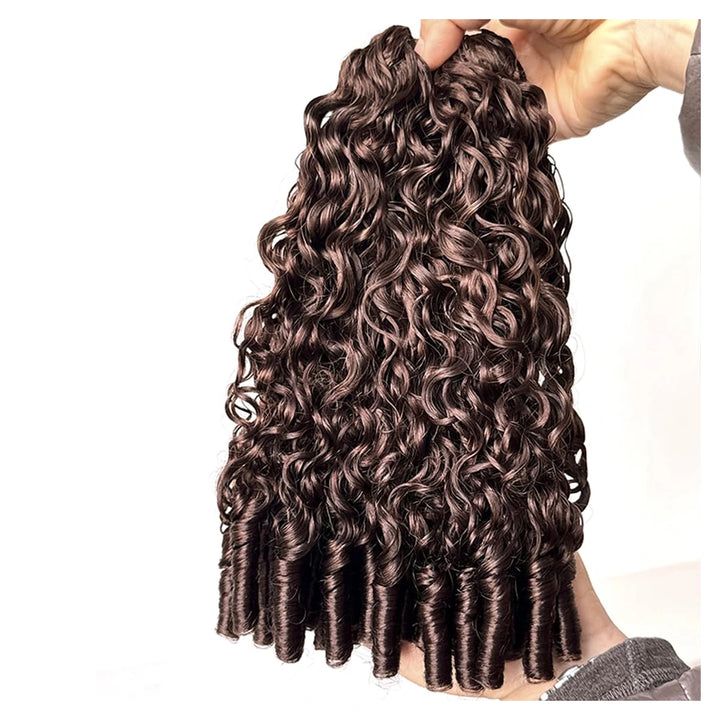 Burmese Curly human hair crochet extensions — #4