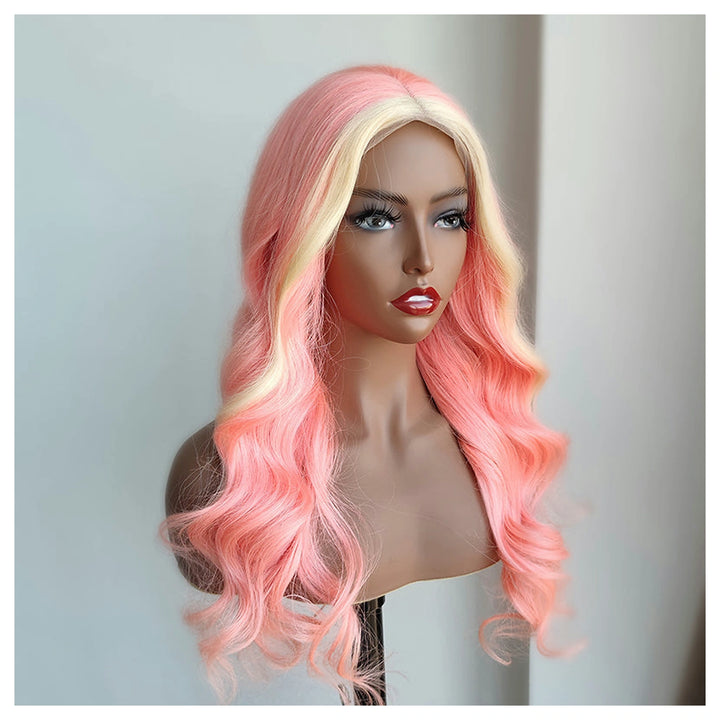 Straight / Body Wave — Blonde and pink — gallery-03
