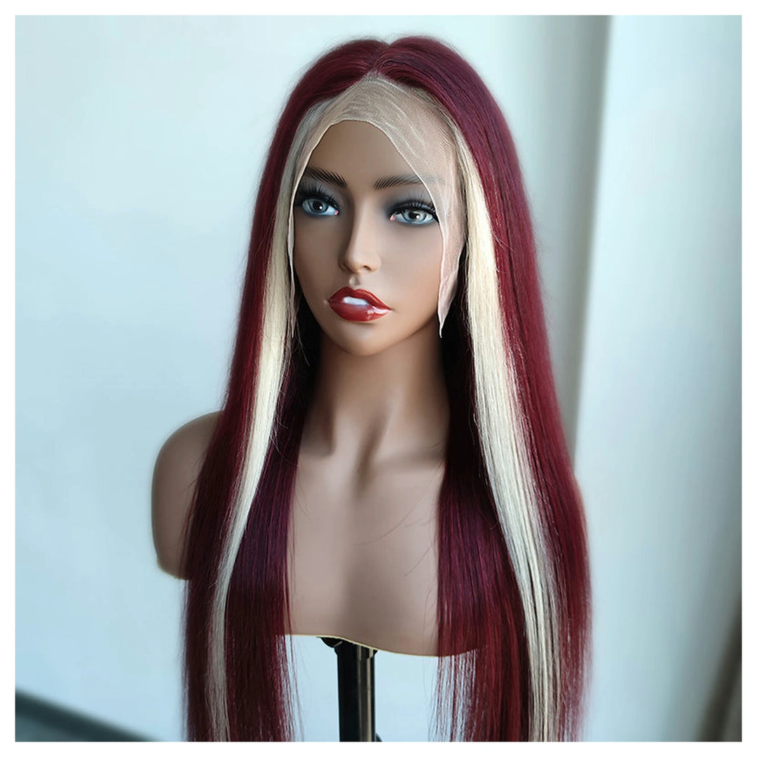 Straight / Body Wave — Blonde and burgundy — gallery-04