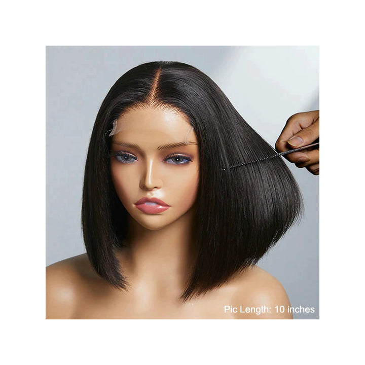 Straight with Bangs / Straight Bob — 99J + Natural Black — gallery-04