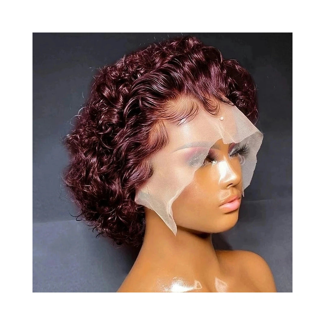 Body Wave / Curly Pixie — Natural Black + 99J — gallery-03