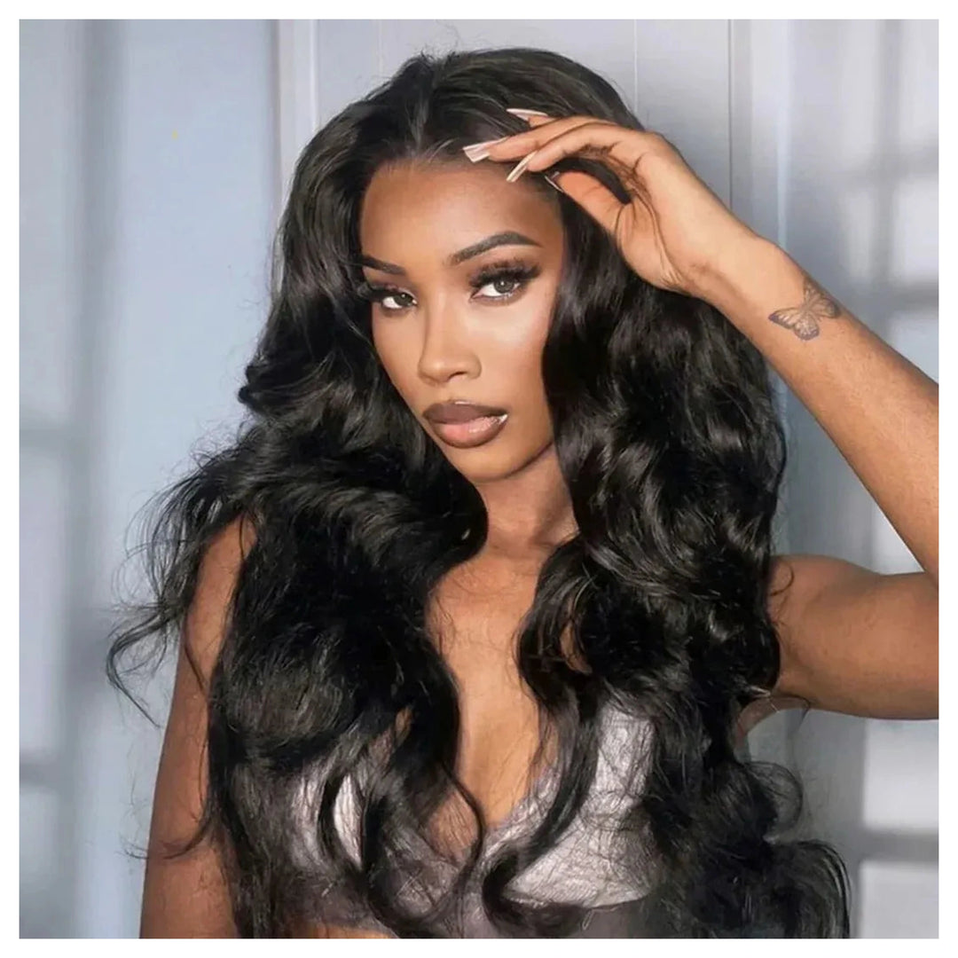Body Wave crochet human hair, Natural Black — gallery 03