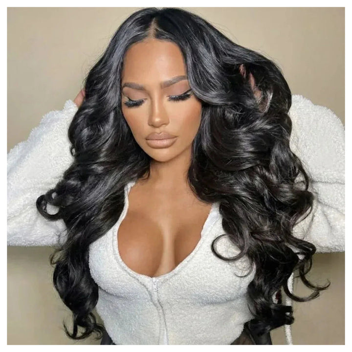 Body Wave crochet human hair, Natural Black — gallery 04