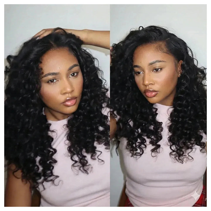 Loose Deep Wave crochet human hair, Natural Black — gallery 04