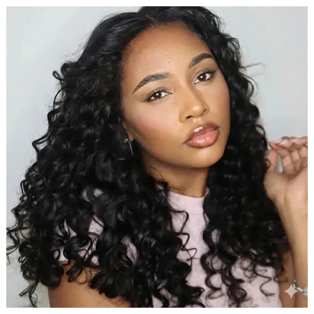 Loose Deep Wave crochet human hair, Natural Black — gallery 05