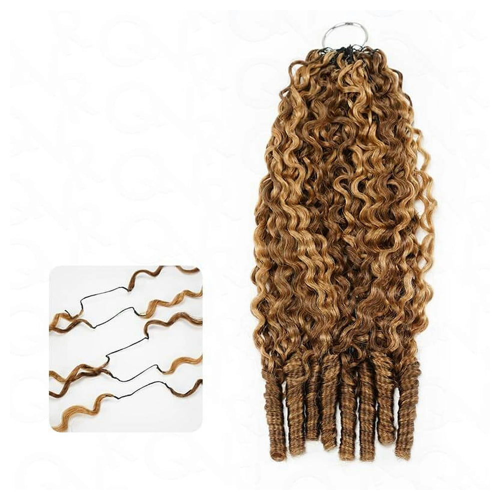 Burmese Curly crochet human hair, #P4/27 — gallery 02
