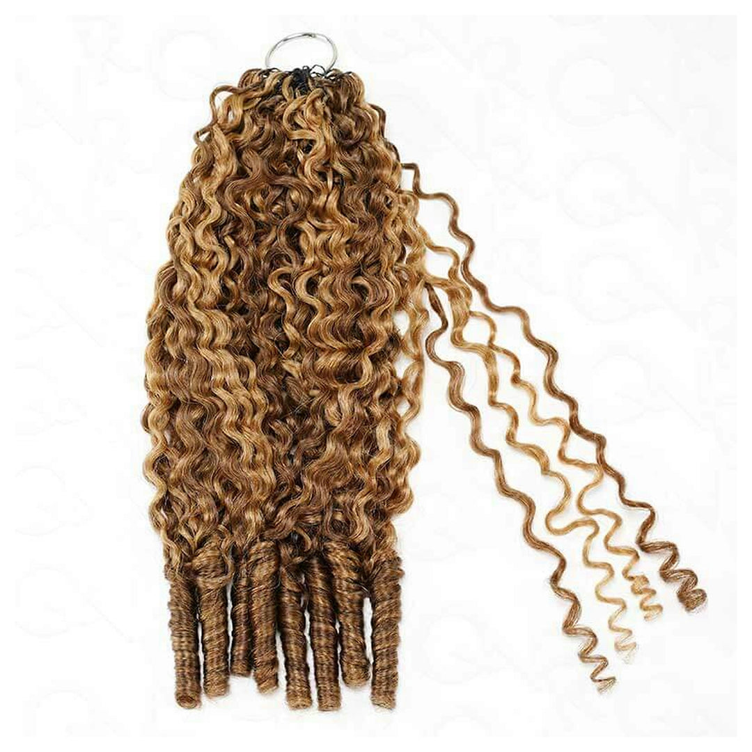 Burmese Curly crochet human hair, #P4/27 — gallery 03