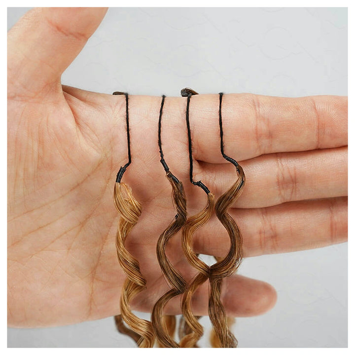 Burmese Curly crochet human hair, #P4/27 — gallery 04