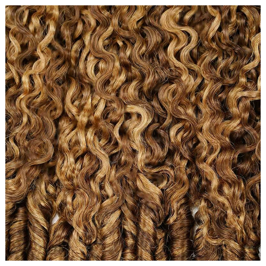 Burmese Curly crochet human hair, #P4/27 — gallery 06