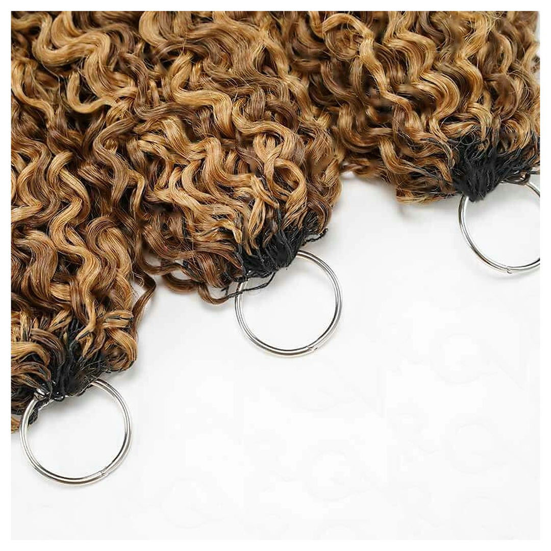 Burmese Curly crochet human hair, #P4/27 — gallery 07