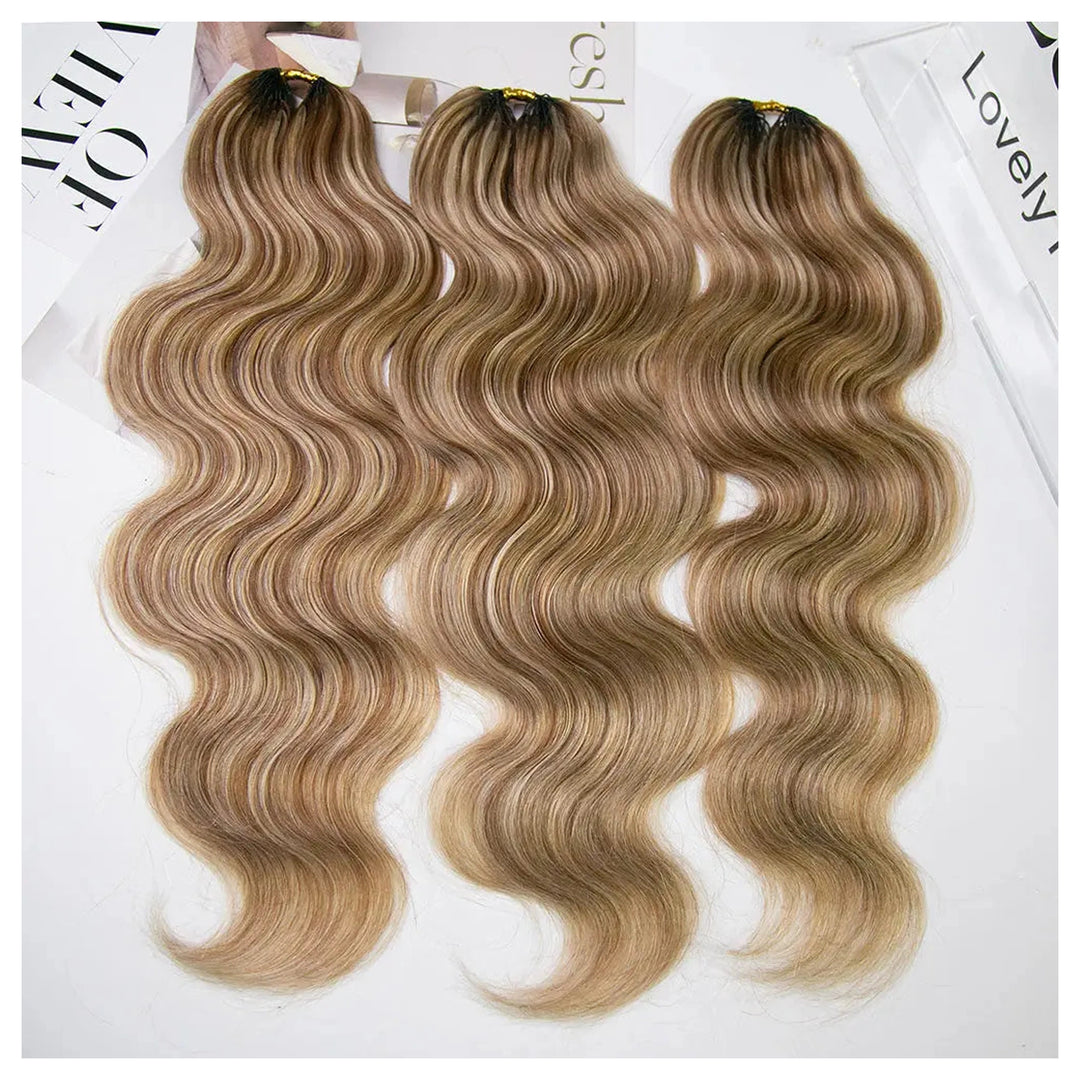 Body Wave crochet human hair, 27/30/613 — gallery 05