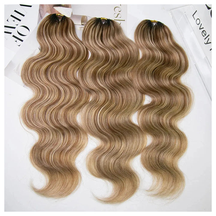 Body Wave crochet human hair, 27/30/613 — gallery 05