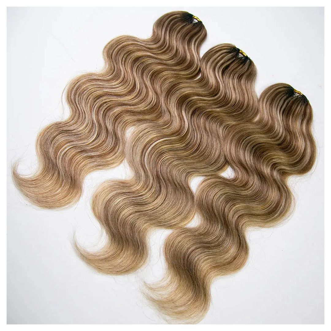 Body Wave crochet human hair, 27/30/613 — gallery 06