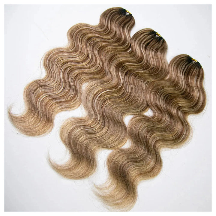 Body Wave crochet human hair, 27/30/613 — gallery 06