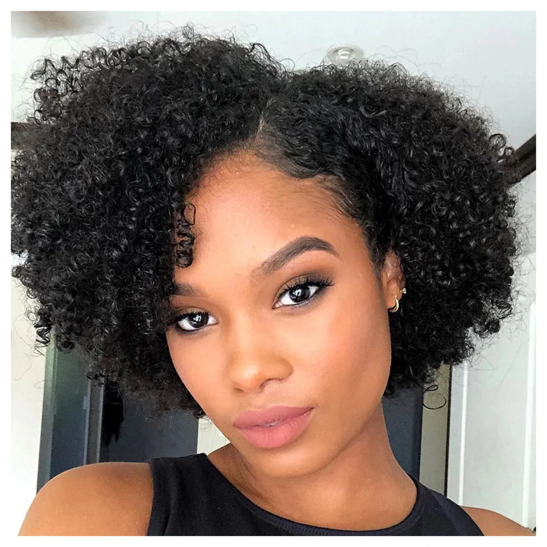Afro Kinky Curly Bob Natural Black — main