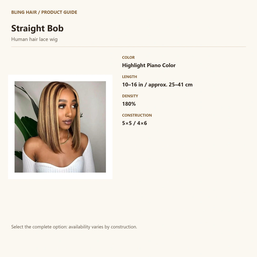 Human hair lace wig — product specification guide