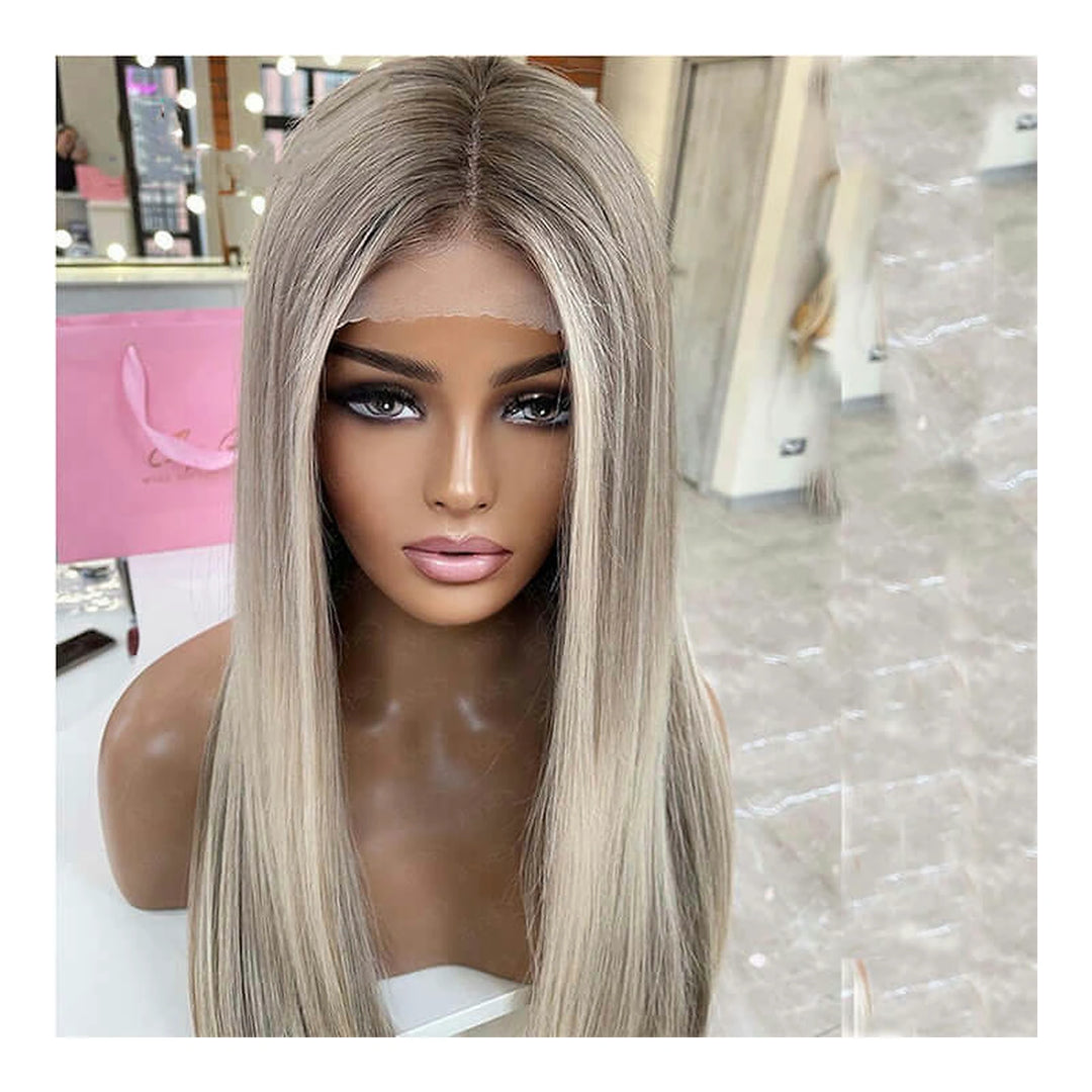 Straight Brown with #613 blonde highlights — gallery 03