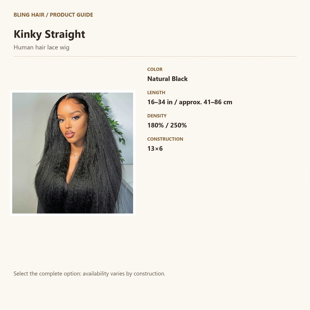 Human hair lace wig — product specification guide