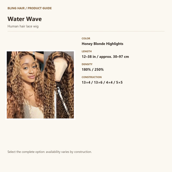 Human hair lace wig — product specification guide