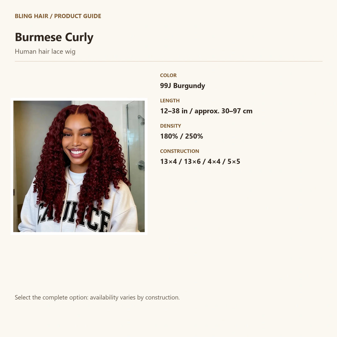 Human hair lace wig — product specification guide