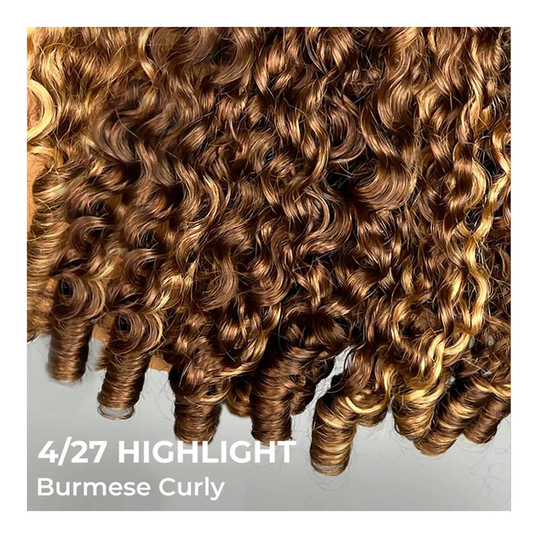 Burmese Curly Highlights Ombre — gallery 04
