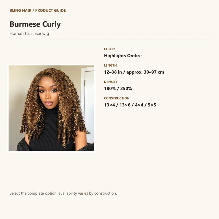 Human hair lace wig — product specification guide