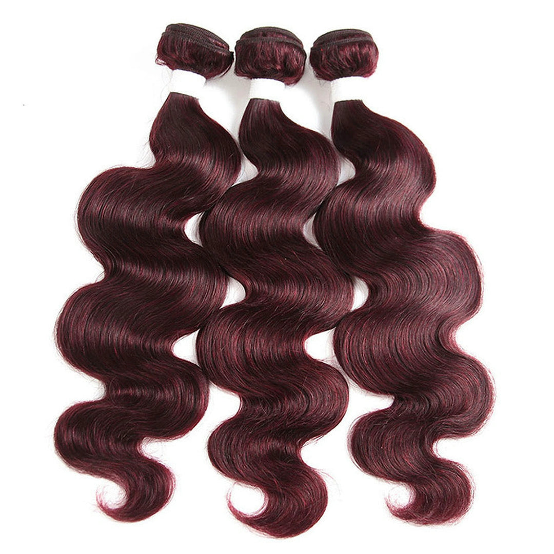 Straight / Body Wave / Water Wave / Deep Wave / Curly 99J Burgundy — main