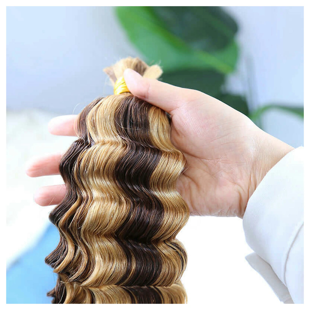 Deep Wave #4/27 brown with blonde highlights — gallery 03