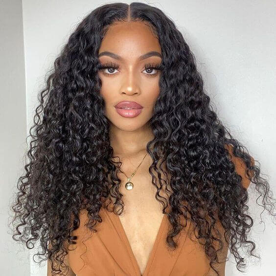 Put On & Go Pre Cut 5x5 Lace Deep Wave Glueless Ready to Wear Wig with Pre Plucked Hairline