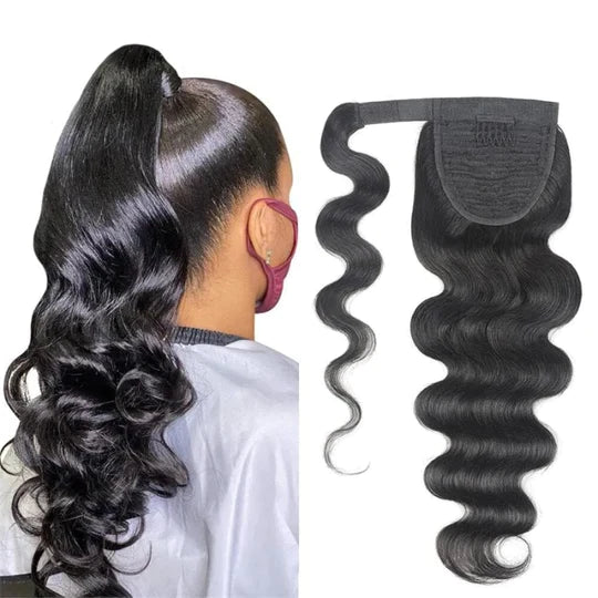 Buy One Get Two Free 360 Lace Wig Plus 28 Inch Ponytail Afro Kinky Curly Ponytail